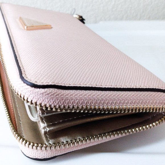 New GUESS Pink Mauve Convertible Crossbody Purse Wallet Set Multi Ynes VG840221 - Picture 7 of 8